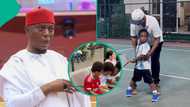 Ned Nwoko shares how he bonds with his family amid busy schedules, Regina's sons spotted in video