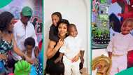 Regina Daniels shares fun moments for her sons' plush birthday party, video leaves many talking