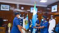 Outgoing chief of air staff hands over to successor, sends strong message to Nigerians (photos)