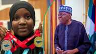 Tinubu finally congratulates brilliant Yobe girl who won global English prize