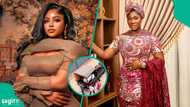 Regina Daniels emotional as Mercy Johnson shows up with unexpected surprise at new Abuja house