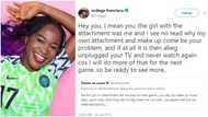 Super Falcons player Ordega Francisca replies troll criticizing her for wearing makeup on field