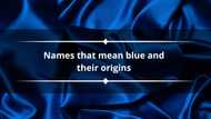 Blue names: 30 names that mean blue and their origins