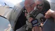 Moment 100-year-old World War 2 veteran jumps from a plane to mark 100th birthday gives him fulfilment