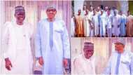 Gwamnonin Najeriya Sun Ziyarci Tsohon Shugaba Buhari a Daura, Hotuna Da Bayanai Sun Fito