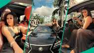 Sarah Martins buys luxury whip within 12 months of staying in Lagos, flaunts pics, elicits talks