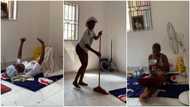 "This is the best": Nigerian lady rents apartment, doesn't have curtain, furniture, sleeps on floor