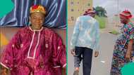 Gwo Gwo Ngwo: Chiwetalu Agu and son take dance challenge to another level, actor turns child to yam