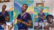I want this: Wizkid gushes over impressive portrait of him made by talented Nigerian artist