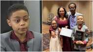 9-year-old David Balogun graduates from high school in 3 years, speaks about his future ambition in video