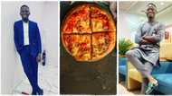 "I gave him money": Doctor who orders pizza surprised as secondary schoolmate Comes to deliver it