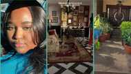 Igbo lady lands in village after years abroad, video of her mother's mansion stuns many