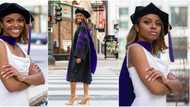 Young lady celebrates after graduating from law school, adorable photos light up social media