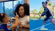 Serena Williams and her daughter Alexis spotted enjoying poolside summer day