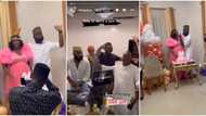 Comedian Lasisi & actress Nonso Adika expecting 1st child, Mr Macaroni, others storm baby shower, video trends