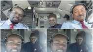 Lovely photos surface as ex-COAS Buratai is flown by son from Sokoto to Abuja