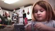 Funny moment dad dances during daughter's video recording, unaware she's making class presentation