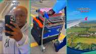 Lady documents her travel journey as she leaves Nigeria for United Kingdom, video goes viral