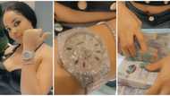 Where una dey see this money? Reactions as Nengi flaunts diamond-encrusted watch