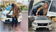 Reactions as this young man buys expensive car, calls it a little gift to himself (photos)