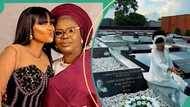 Iyabo Ojo visits late mother’s gravesite as she marks her five-year remembrance: “The pain feels fresh”
