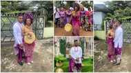 "Talking stage that started in JSS2": Joy as Nigerian man marries secondary school mate 16 years later