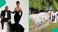 JP2025: Videos from Priscy, Juma Jux’s white wedding venue emerge online, fans gush