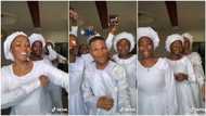 “Celestial babes are fine no doubt": Beautiful ladies in white garments rap and dance in viral video
