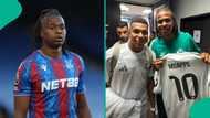 Super Eagles prospect sends message to Mbappe after receiving gift from the Madrid star