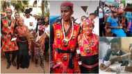 Nigerian couple who have been dating for 12 years finally tie the knot in beautiful ceremony (photos)