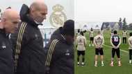 Real Madrid stop training, hold some minute silence as Sergio Ramos does 1 thing in honour of Kobe Bryant (video)