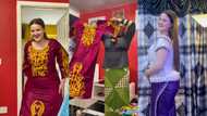 "She looks pretty": Mother-in-law dresses son's fiance with traditional attire, many compliment her