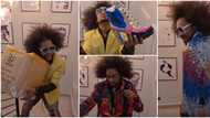 Veteran actress Regina Askia gifts Denrele lovely outfits and sequin boots for Valentine