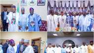 2023: Photos emerge as Tinubu seeks votes at Gombe gov’s son wedding