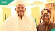 "Cultured": Tinubu bows for prominent northern Nigerian business icon Dantata, photos emerge