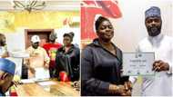 Renewed Hope Concert: Eniola Badmus receives certificate of appreciation from Tinubu's son, netizens react