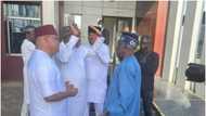 2023 presidency: Tinubu, Amaechi engage in debate, video, photo go viral