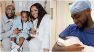 Ifeanyi: "Throwback photo of Davido holding his son as a newborn in the hospital surfaces, Nigerians react