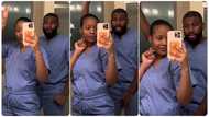 Lady who is doctor celebrates her husband who is also a doctor, says she is thankful to meet him in school