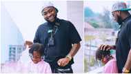 Davido: I love my baby too much, singer says as he hangs out with Imade, warns people who plan to 'move funny'