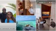 Mary Remmy Njoku and hubby finally go to Maldives 10 years after they couldn't afford it for honeymoon