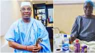 Nigerians react to legendary singer KWAM 1’s hospital photos after undergoing successful surgery