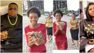 Cubana Chiefpriest gifts Destiny Etiko’s young die-hard fan and ‘adopted daughter' N200,000 after her viral video
