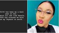 Tonto Dikeh receives official card, plate number for new appointment, says 2020 is her best year so far