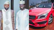 Na me pick Lati call las las- Davido says as he buys longtime PA Lati a Mercedes Benz (photo, video)