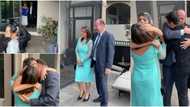 Emotional moment groom surprises bride by inviting her parents to their wedding from Brazil, many react