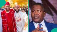 Davido’s billionaire dad calls Dangote a small boy in viral video, peeps react: “I'm older than you”