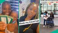 Nigerian woman and son join husband in Canada after nine months apart