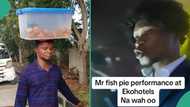 "It is not sweet": Reactions as Mr Fish Pie performs at Eko Hotels, video trends Online