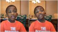Little kid creates smart way of learning alphabet as he raps about his ABC, many react (video)
